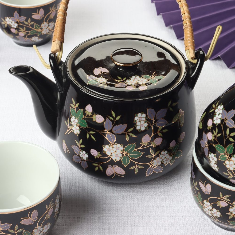 Japanese Teapot and Cups Set - Picture 3 of 7